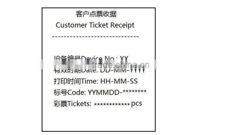 High Speed Ticket Counting Machine