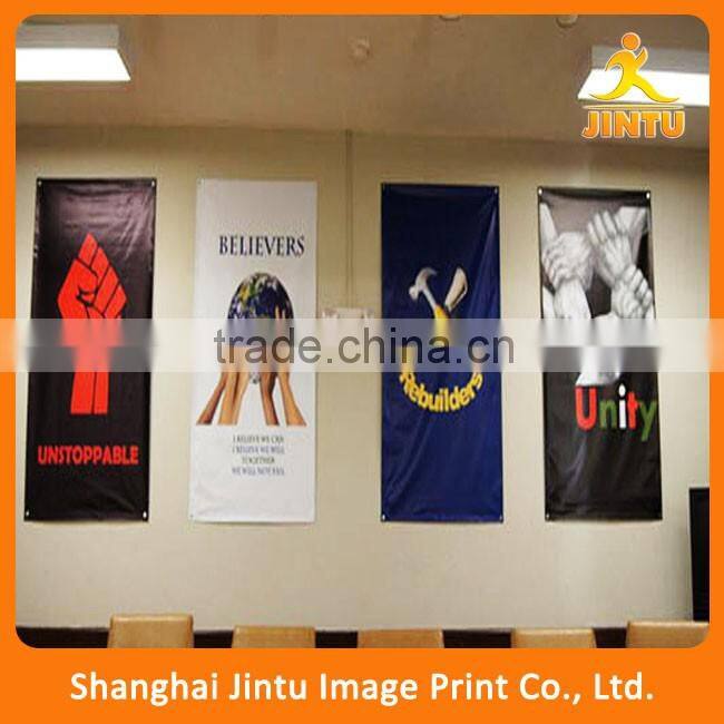 2016 Full color double side banner print 2 sides banner printing with eyelets manufacturer