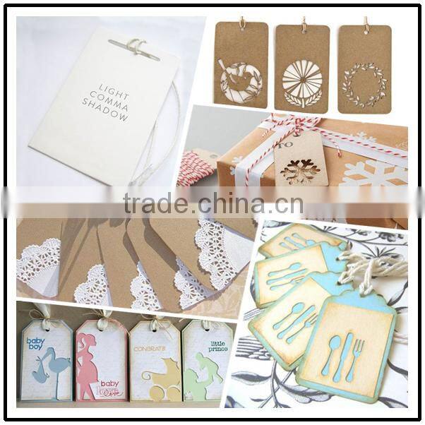 Christmas decoration custom hang tags, price tags, hanging ornament