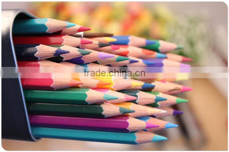Water soluble pencil Using lead-free poison 48 different colors pencil High quality color core
