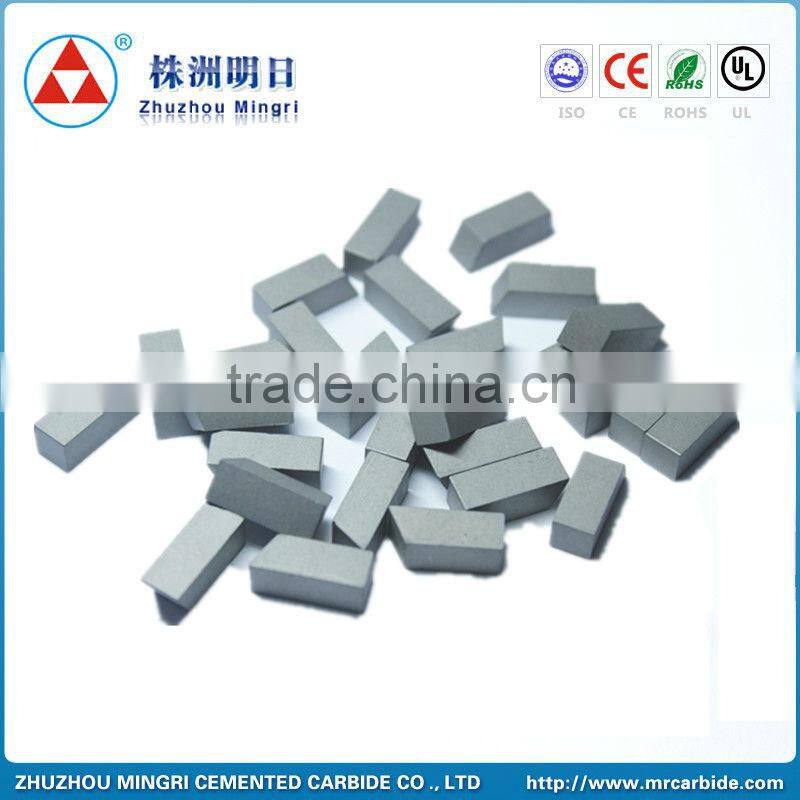 YG6 tungsten carbide saw tips for cutting tools