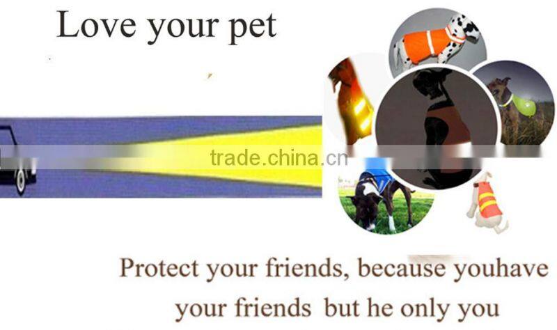 CE Hi Vis Reflective Dog Vest For Pet Dog Fluorescent Security Warning