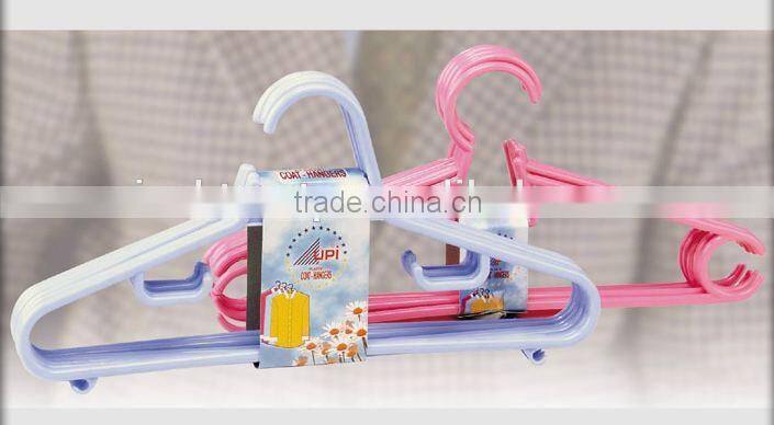 EU and US quality plastic hanger for clothes for supermarket