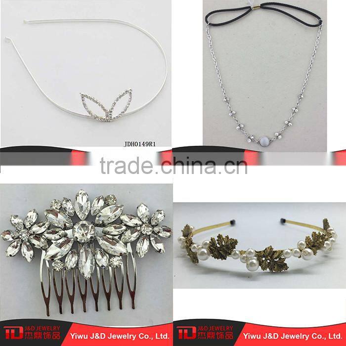 Cheap and high quality bridal gem hair accessories for women