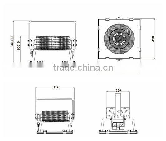 Sport Ground Stadium Long-distance 400W LED Flood Light
