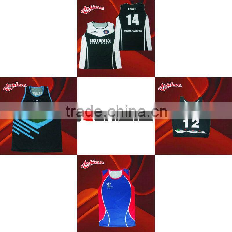 Men blank gym stringer bodybuilding apparel singlet wholesale