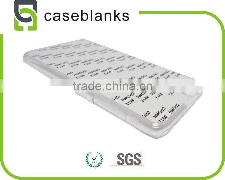 hot sale sublimation hard cover PC+aluminum safe phone case for iphone6