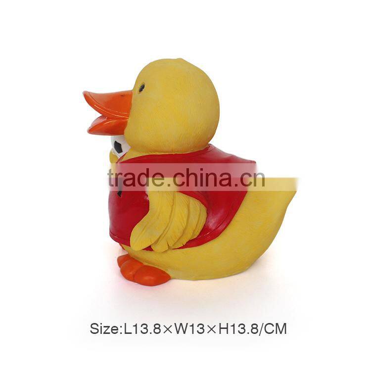 Yellow Rubber Duck Toy,Polyresin Yellow Duck Decoration,Minion Yellow Duck Ornament