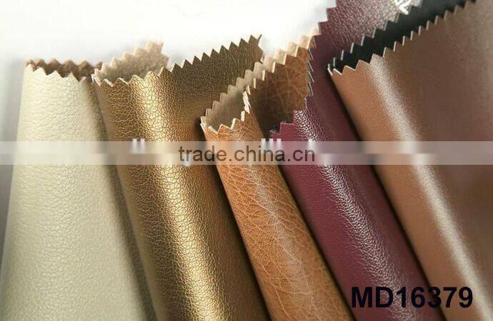 full grain pvc leather for sofa upholstery car seat covering