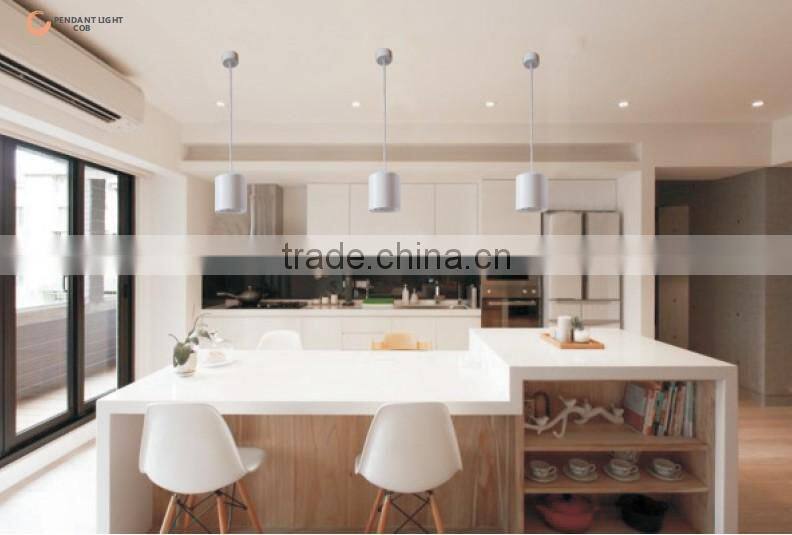 DIY Adjustable 9w COB modern led white ball pendant light