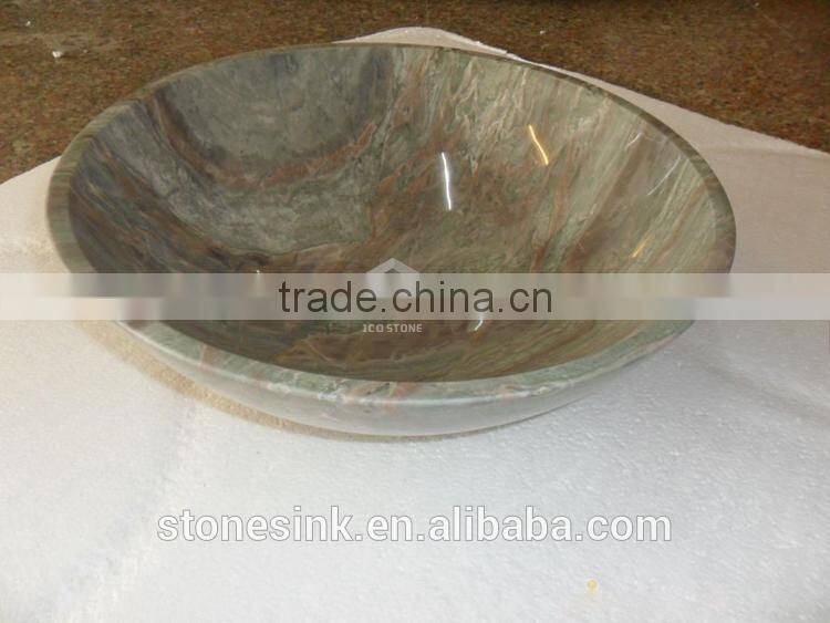High quality oval marble chinese stone sink