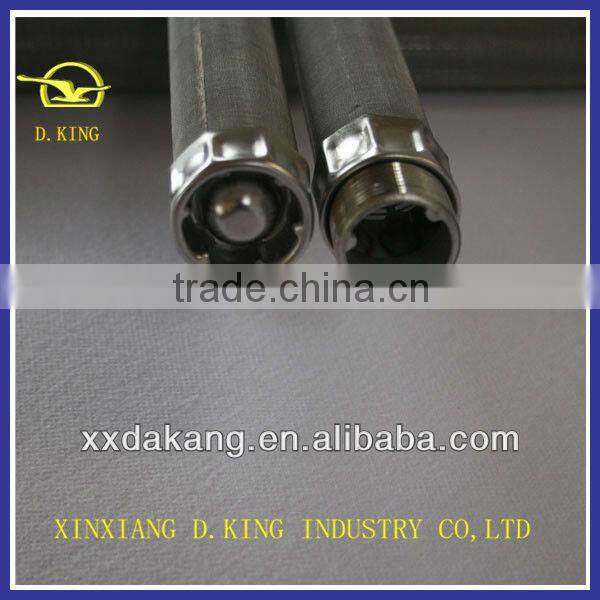 threaded easy cleaning 25micron 35L/min candle filter for ship