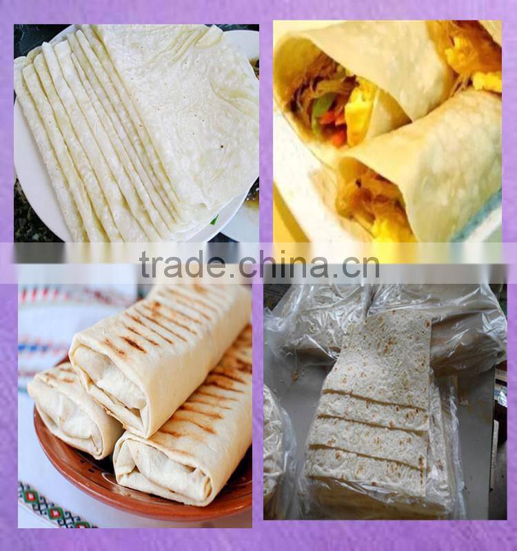 Most popular bakery thin pancakes processing line/Turkish pita bread making machine