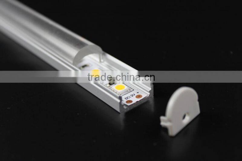 Recessed Alu LED profile with 60degrees lens