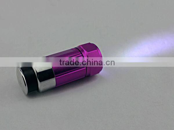 Rechargeable aluminum led cigarette lighter