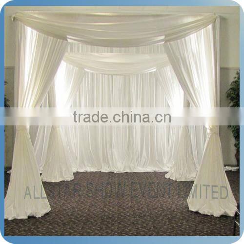 RK elegant freestanding system used pipe and drape for sale wedding pipe and drape fittings
