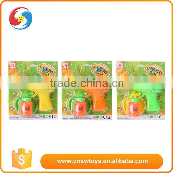 High quality colorful children small bubble shooter gun toy