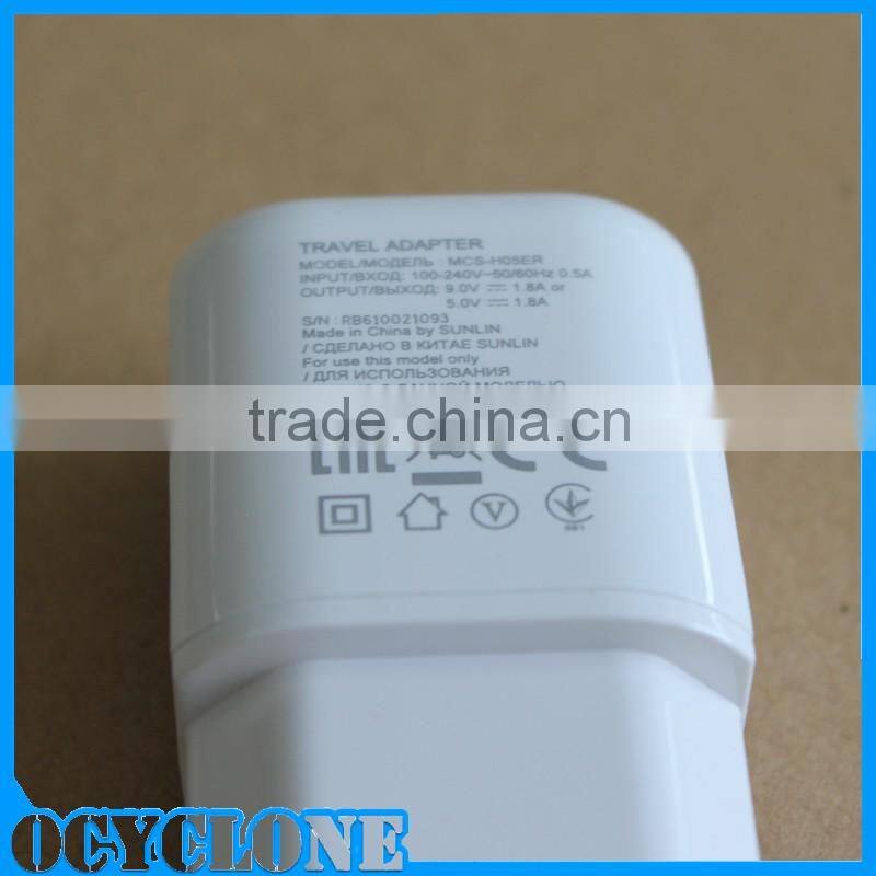 Alibaba wholesale charger 5V 1.8A fast charger for LG V10 original