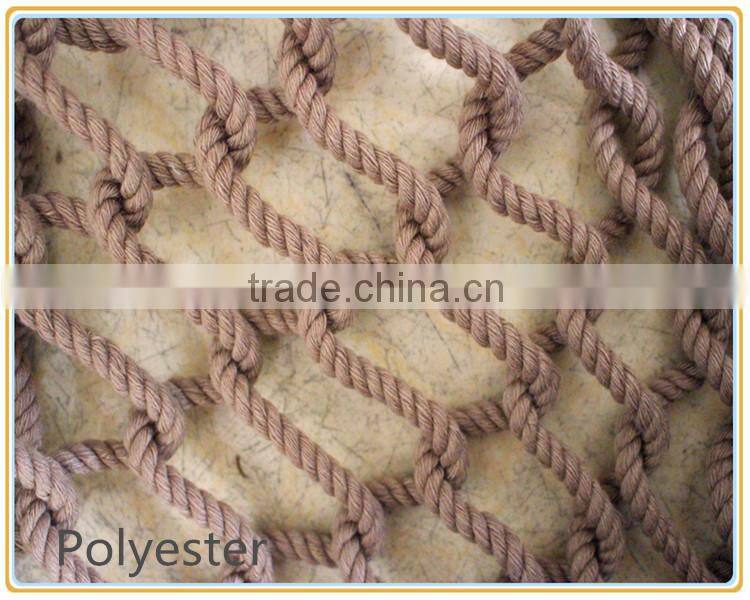 Outdoor Leisure Tan Rope Round Hammock