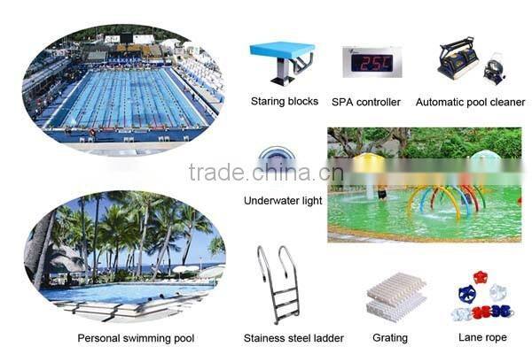 Swimming pool olympic starting blocks stainless steel and aluminium starting block