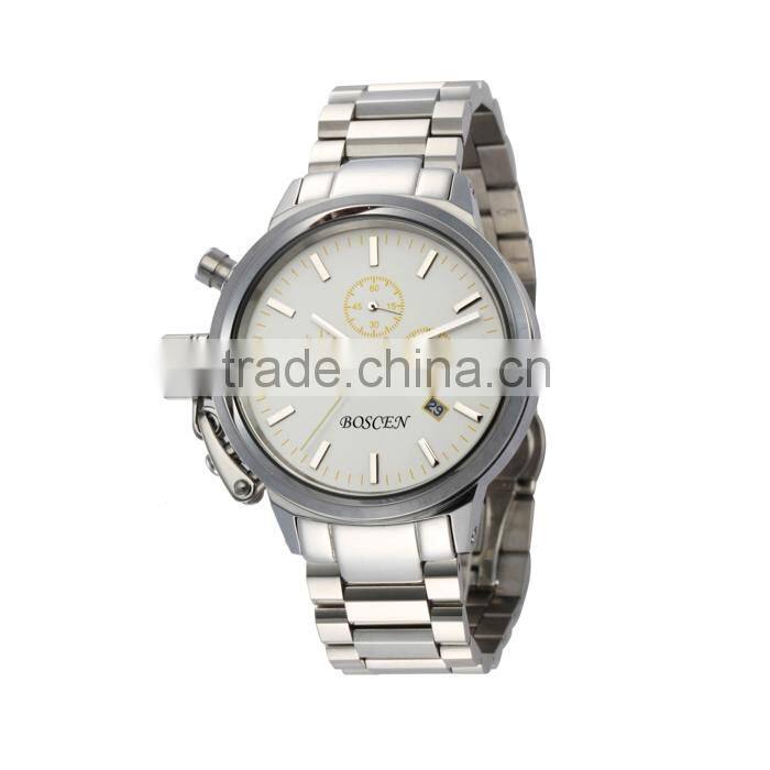 Popular Customizable Japan Movement King Quartz Japan Movement Stainless Steel Watch