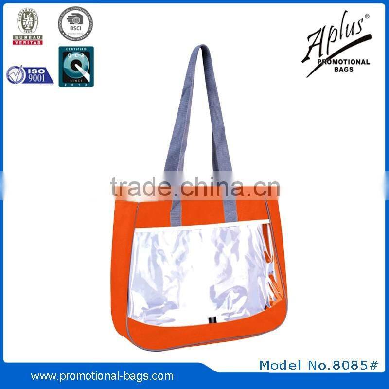 portable clear PVC wholesale handbag from china