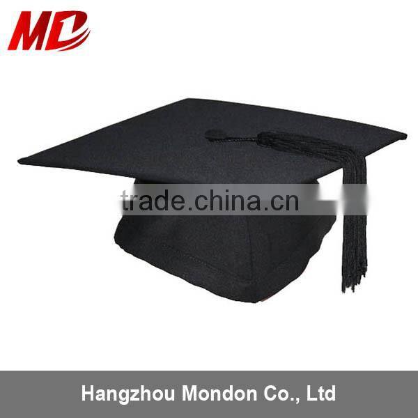 Black Cap-Graduation Black Cap with Tassel