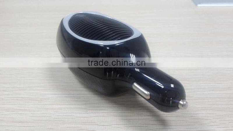 Hot Sale! 1pcs Car Air Purifier Ozone Generator Oxygen Bar Cleaner With 2 Port USB Hub Charger Free Shipping