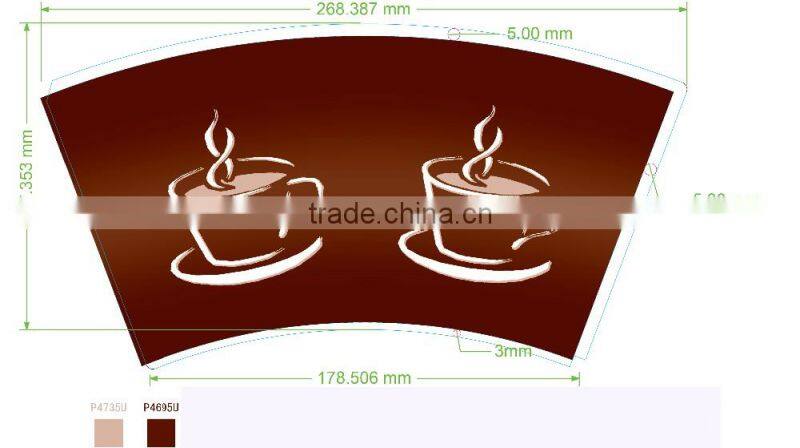 Flexo Printing disposable paper food container cup