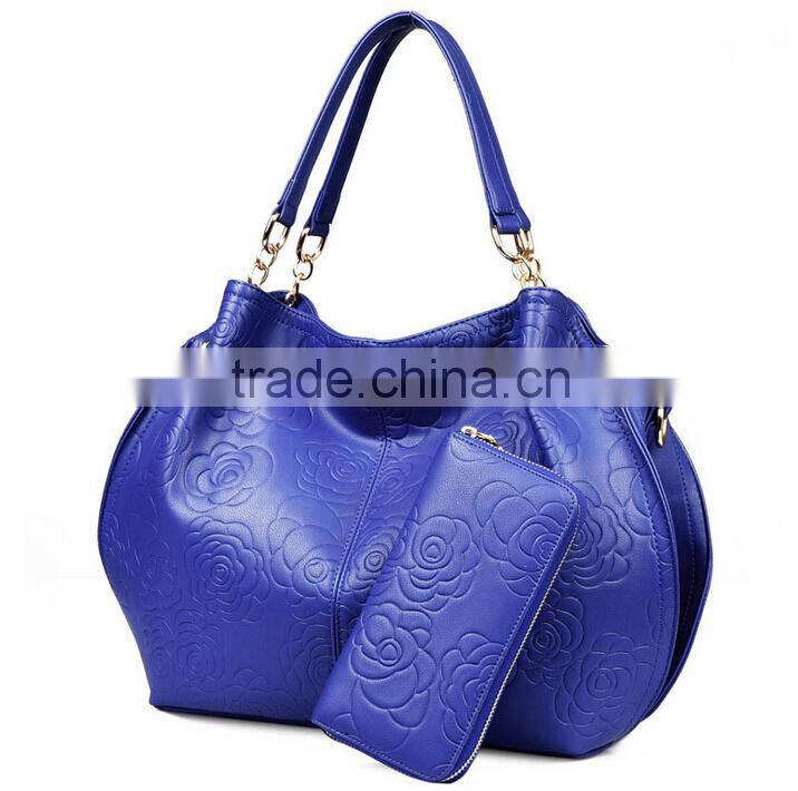 Soft Rose Tote Bag Metal Chain Connected Shoulder Strap Famous Designer Handbag