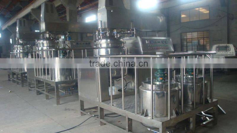 5L-5000L vacuum cream mixing machine with upper homogenizer