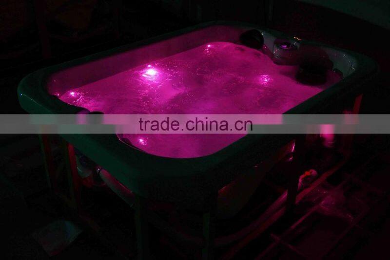 2016 china new design 3 person outdoor spa