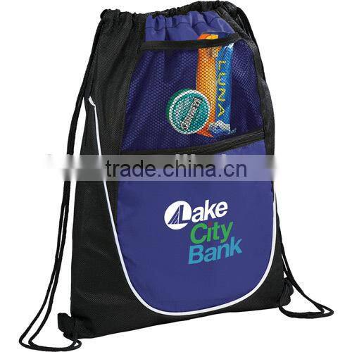 210D Polyester Drawstring Cinch Backpack
