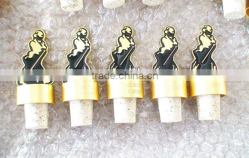 Promotional Wholesale Cork Wine Stopper, Wine Bottle Stopper