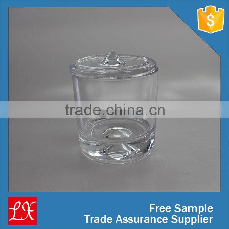 Different size candle jars wholesale frosted