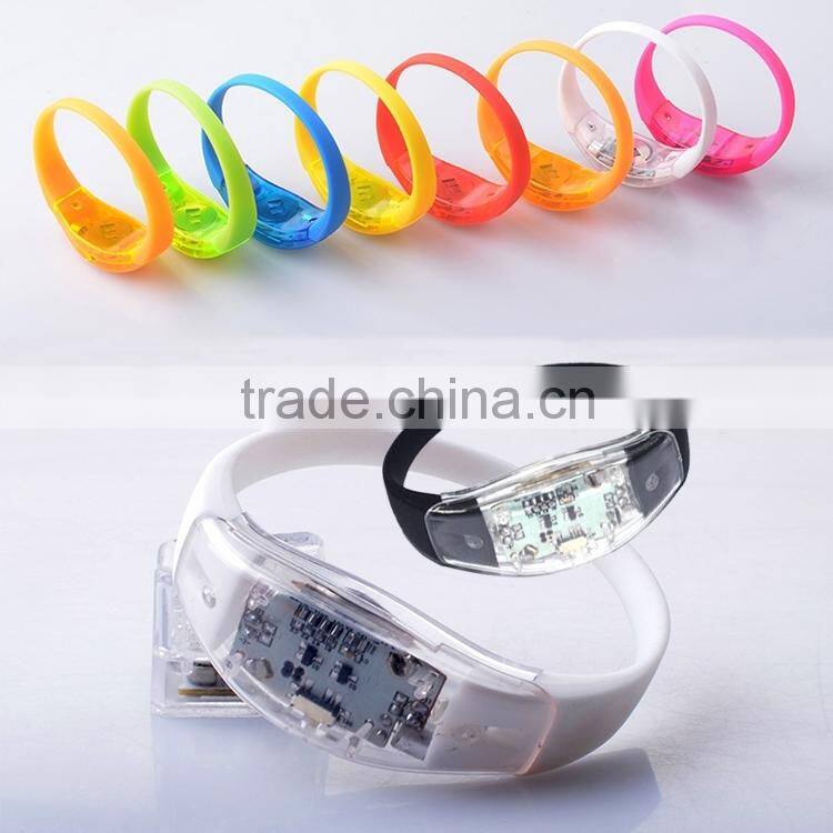 2016 Promotional Logo Print LED Bracelet
