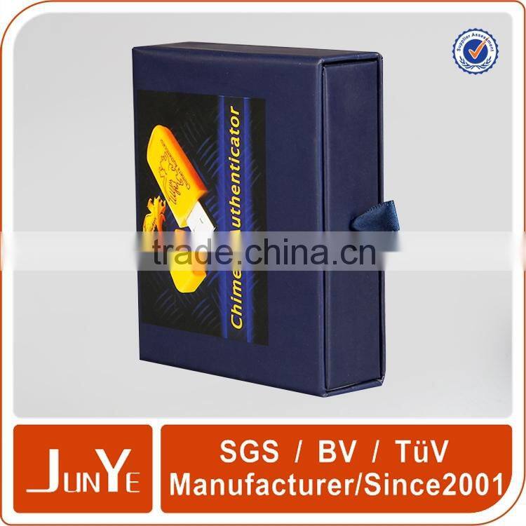 rigid black matte luxury small drawer box wholesale