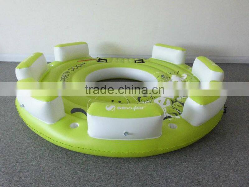 2 person inflatable snow sled tube,sled double tube,inflatable foot tube