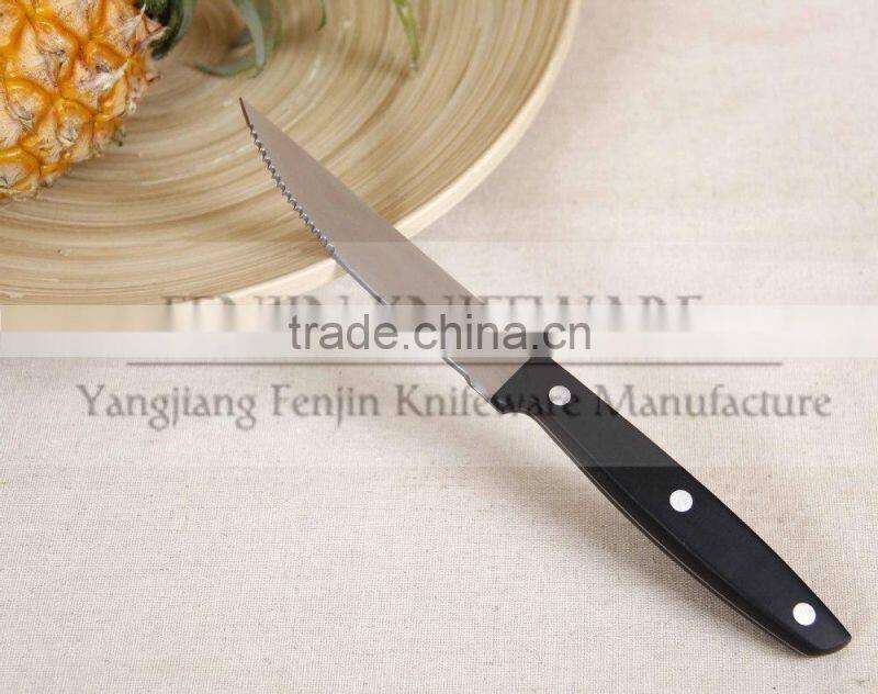 4PCS Clam Shell Package POM Serrated Steak Knife