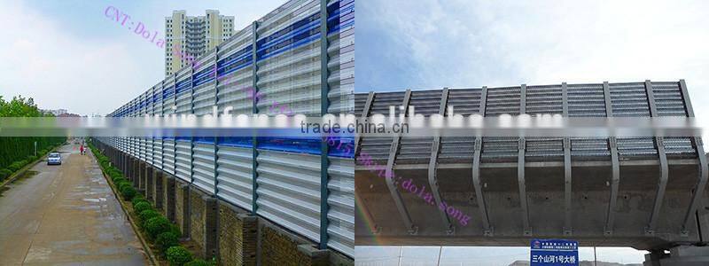 WF-DS014 steel windbreak type highway fence wall