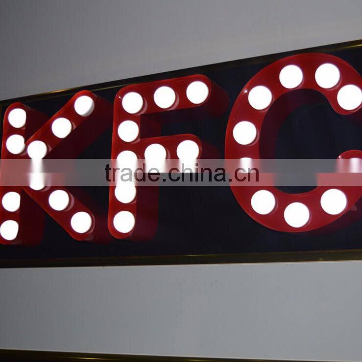 Light up marquee letters led letter light
