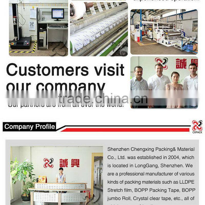 Made in China Factory reasonable price LLDPE stretch film for hand using