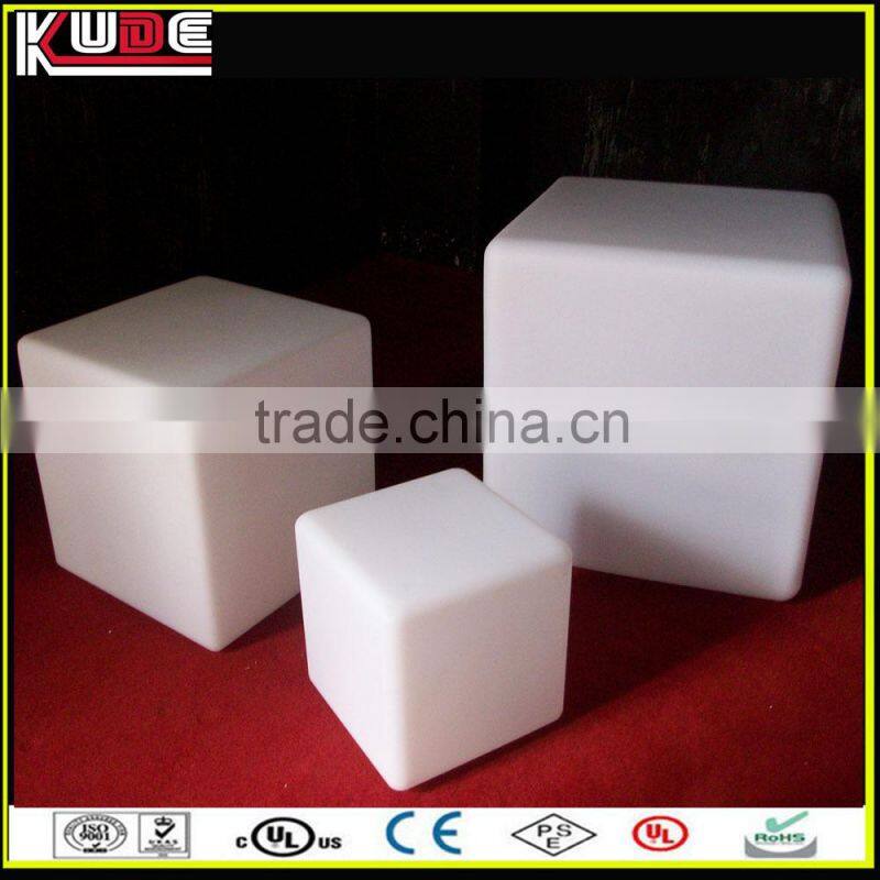 New Stylish Glowing Furniture LED Cube Table and Cube Stool For Night Club and Bar