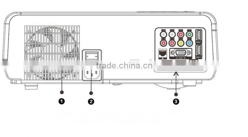 2800lumens Android 4.2 LED beamer projector LED86+ home theater smart projector support bluetooth wifi