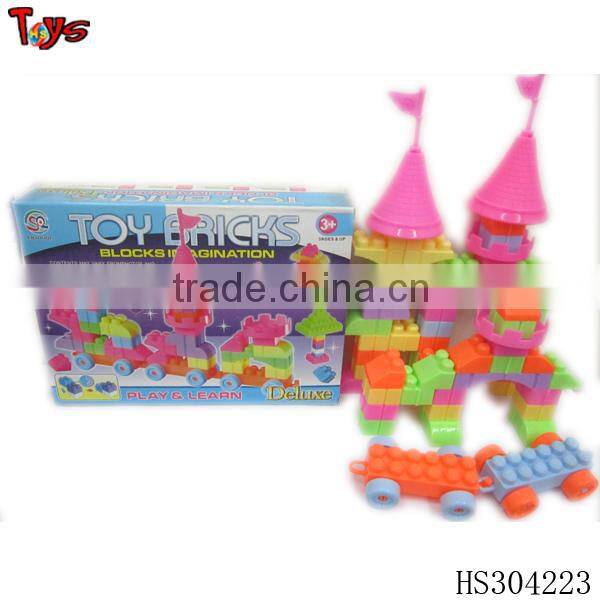 top sale interesting plastic brick miniature building model