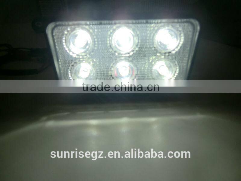 Hot Sell Highpower performance vehicle LED Work Light,for ATV SUV TRUCK JEEP Offroad 4x4 Vehicles(SR-LW-18C) Spot or Flood Beam