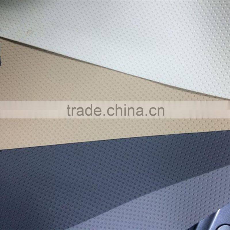 Embossed PVC bus cover material with strong backing