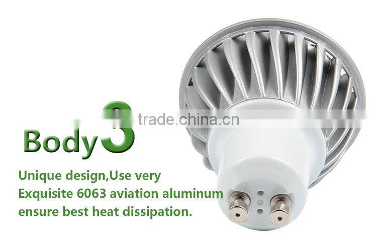 China manufacturer cob 4W LED light GU10 LED Spotlight Lamp