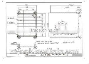factory supplier heavy weight shelf,fabric stackable tire rack ,pallet rack,shelf warehouse