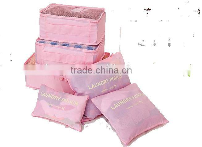 2016 hot sell travelling bag,travel bag in luggage bag, travel organizer bag set 4pcs